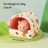 1pc-Hamster Nest Hamster Winter Supplies Cute Pet Bird's Nest with Velvet and Warm Cotton Nest Little Pet Parrot's Nest