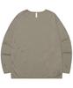 Nomaenyueol Damaged Long Sleeve Tee - Warm Gray