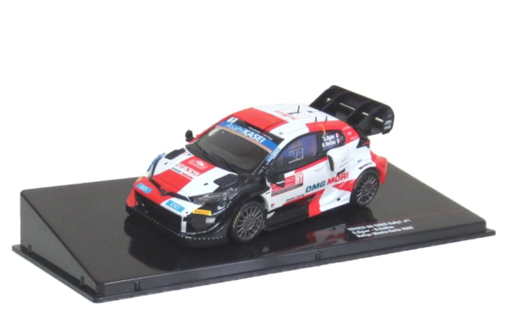 Kokusai Boeki Ixo 1/43 Scale Toyota GR Yaris Rally 1 2022 Monte Carlo Rally #1 S. Ogier/B. Veillas Finished Model