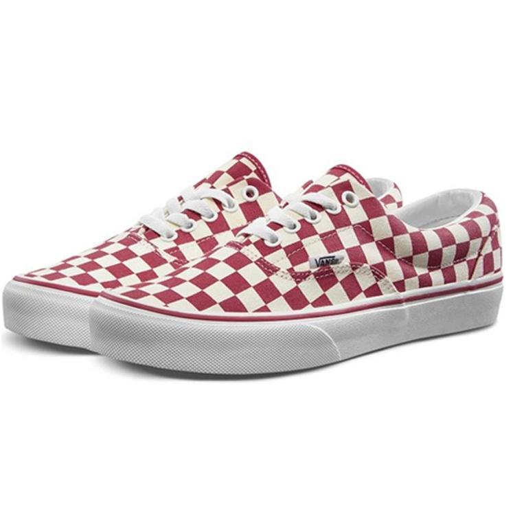 Vans Era Checkerboard Red Men's VN0A4BV4TY5