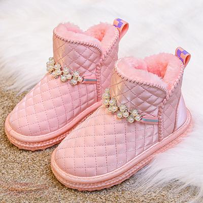 Girls Snow Warm Boots  Baby Cotton Princess Fashion Boots
