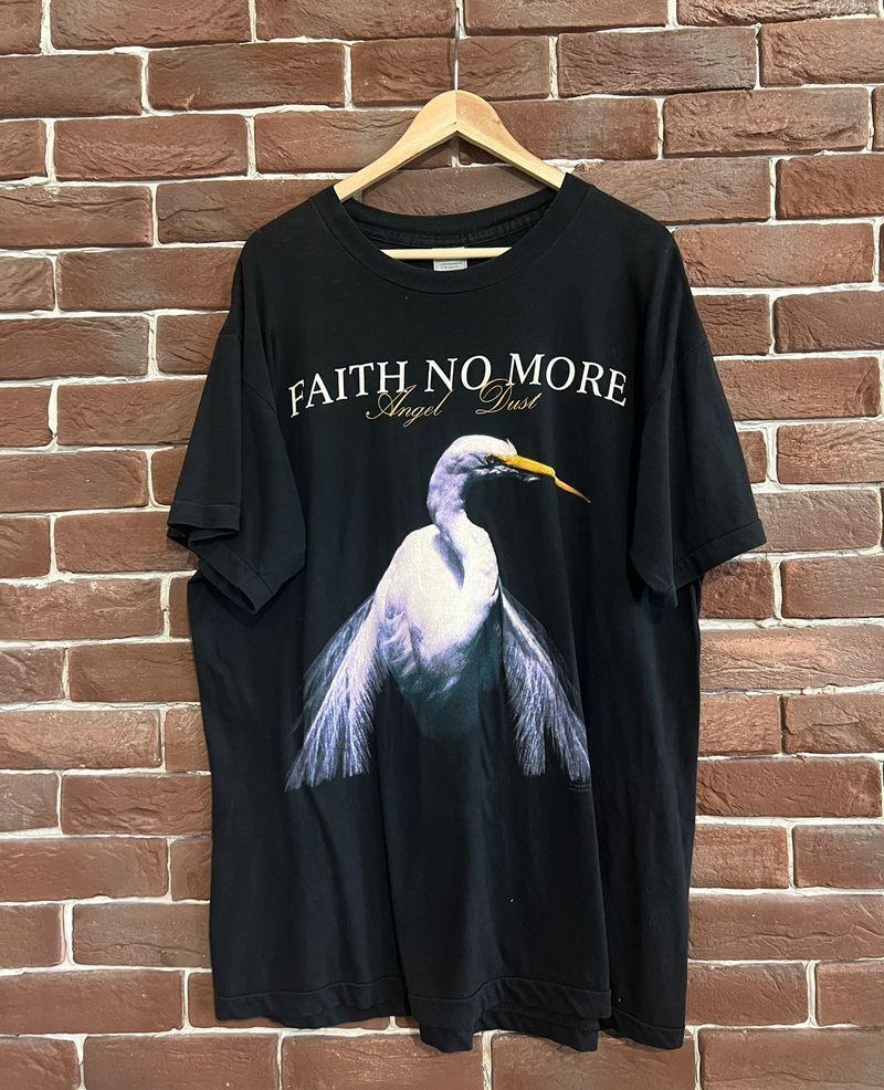 Vtg 00s Faith No More Angel Dust Rock Metal Band Unisex Tshirt Reprint KH11537 Unisex T-Shirt L