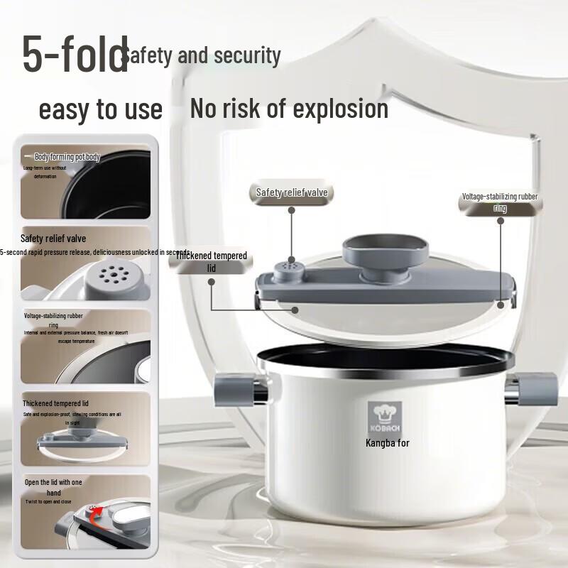 Kobach Enamel Micro-Pressure Cooker