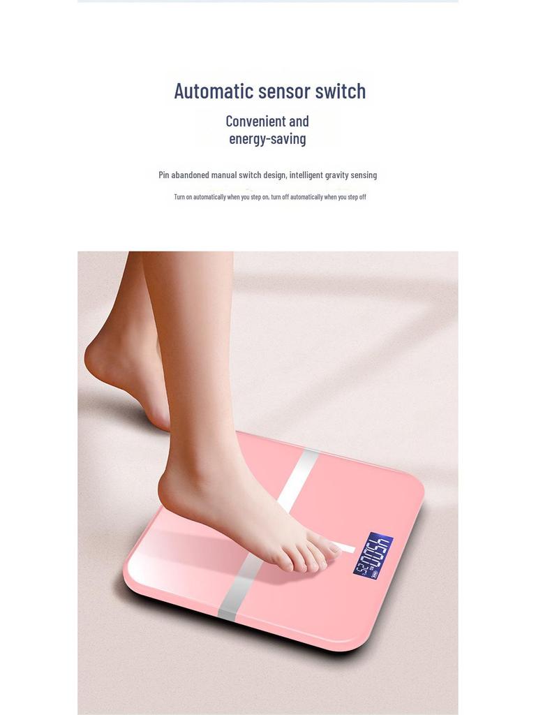 Inteligentna waga do pomiaru masy ciała: Jednoczęściowa waga elektroniczna do użytku domowego