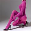 Sexy Men 120D Glove Sleeve Bodysuit Open Crotch Sexy Tight Bottom Wear Bandage Cocoons Bodyhouse Elastic Maid Leotard