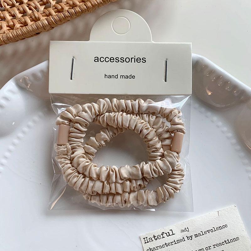 

Женская универсальная резинка для волос высокой эластичности - Прочная, нежная к волосам, идеально подходит для хвостиков и пучков