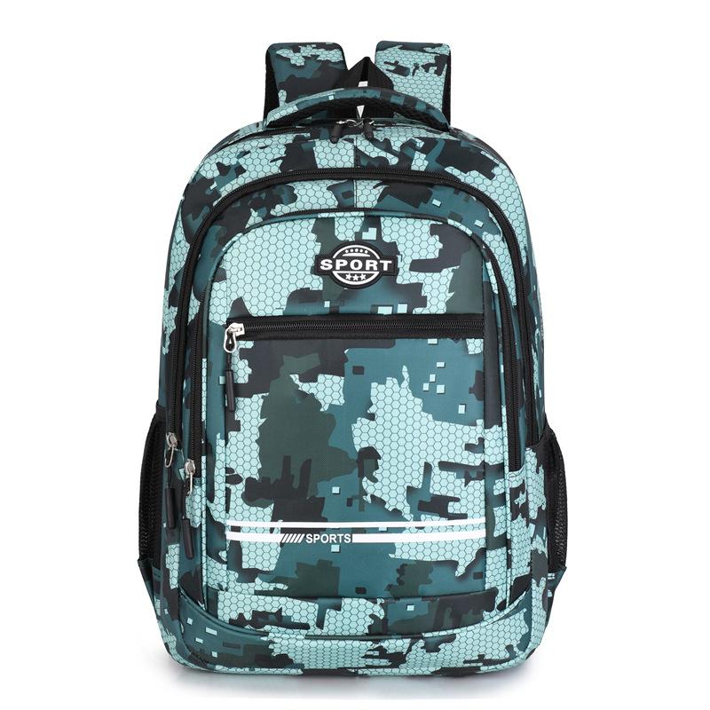 Waterproof Camouflage Rucksack Work 15.6-inch Laptop Men's Business Backpack University School Bags Boys and Girls School Back