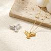 2pcs 304 Stainless Steel Charms Silver Color Soaring Eagle Animal Pendants for Man Women DIY Punk Style Jewelry 20mm X 13.5mm