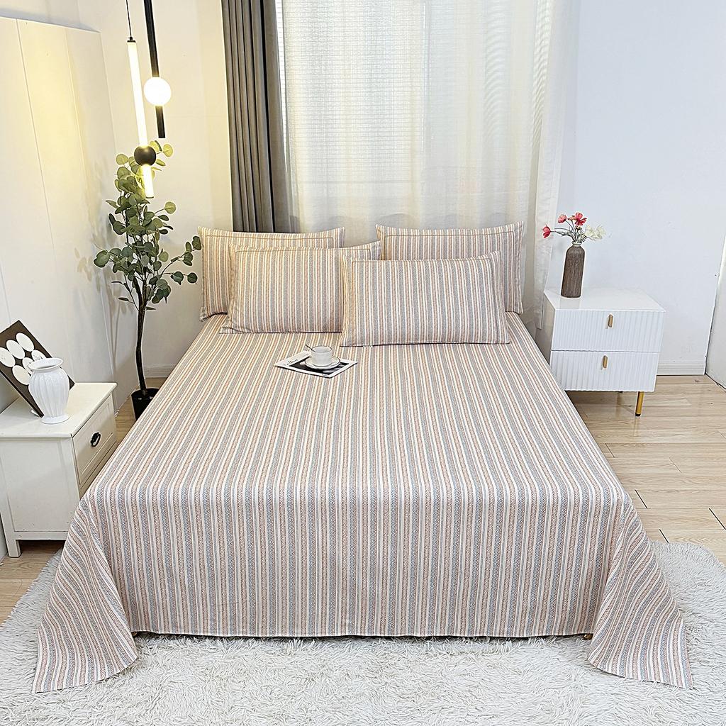 Haushalt doppelt verdickt altes grobes Tuch Bettlaken Einzelstück Baumwolle Steppdecke Laken Studentenwohnheim Einzelbett reine Baumwolle