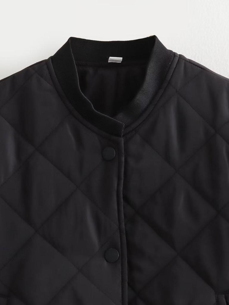 Europäische & Amerikanische Damen Freizeit Baumwoll Bomberjacke für Frühling & Herbst