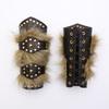 Historical Arm Guard Cosplay Arm Gauntlets Vintage Armband Knight Arm Guard Festival Costume PU Leather Arm Bracers