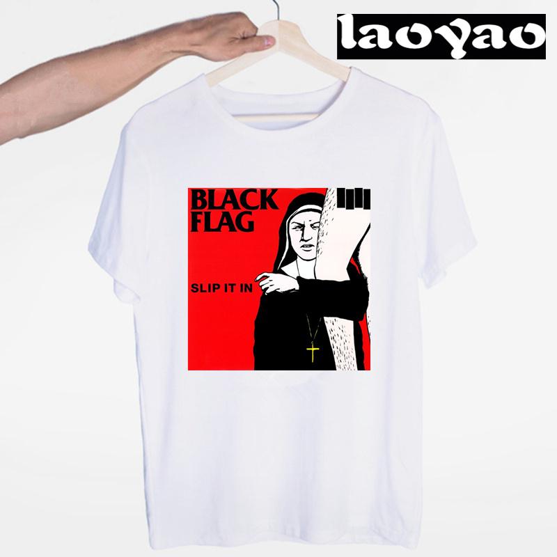 

Black Flag Tshirt Punk Rock Band Henry Rollins Large Bars Graphic Tshirts Women Men Harajuku Streetwear Summer Oversized Tee S