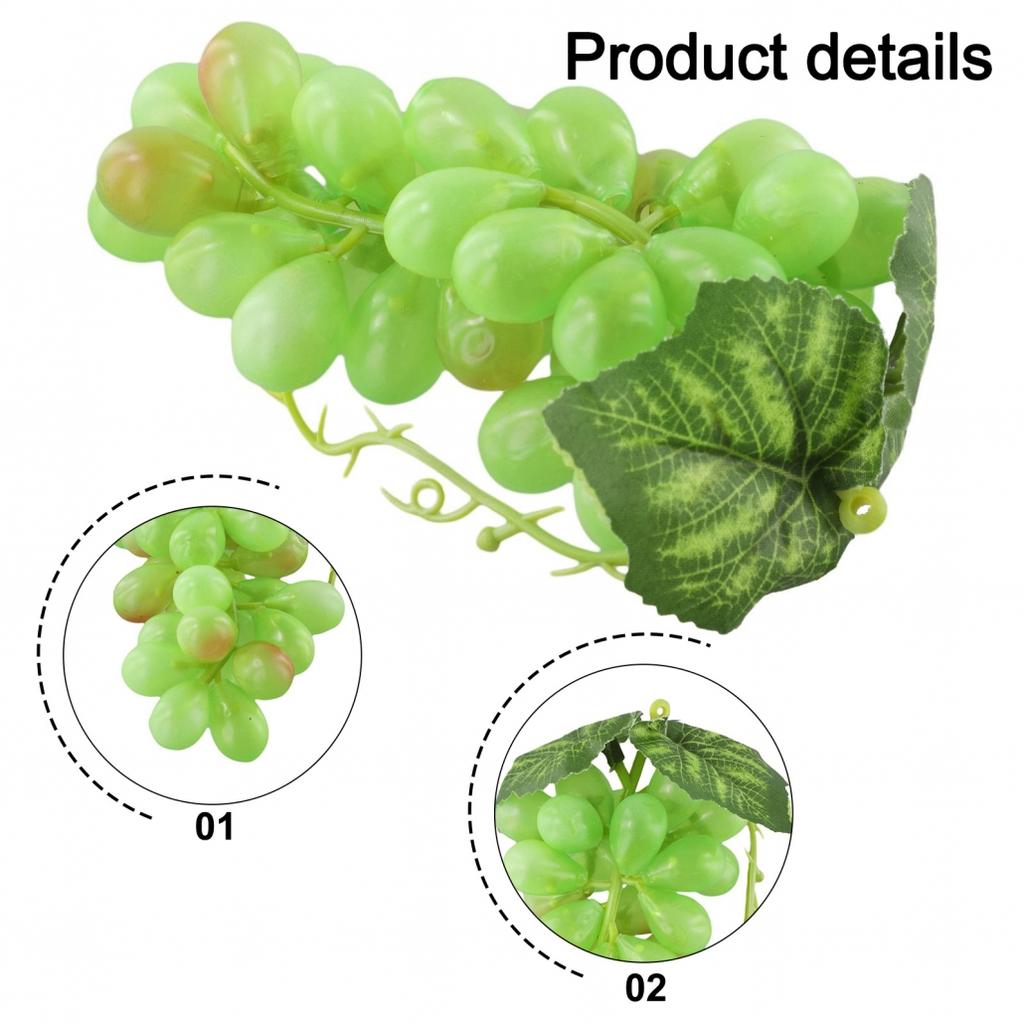 Artificial Grapes Decorative Grapes Fake Fruit Decoration Joyful Decoration