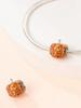 Copper Plated Original Charms Autumn Pumpkin Ginkgo Mushrooms Beads Fit Bracelet Women'S Jewelry Gift