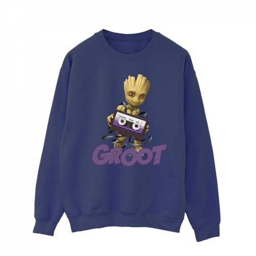 Guardians Of The Galaxy Mens Groot Casette Sweatshirt
