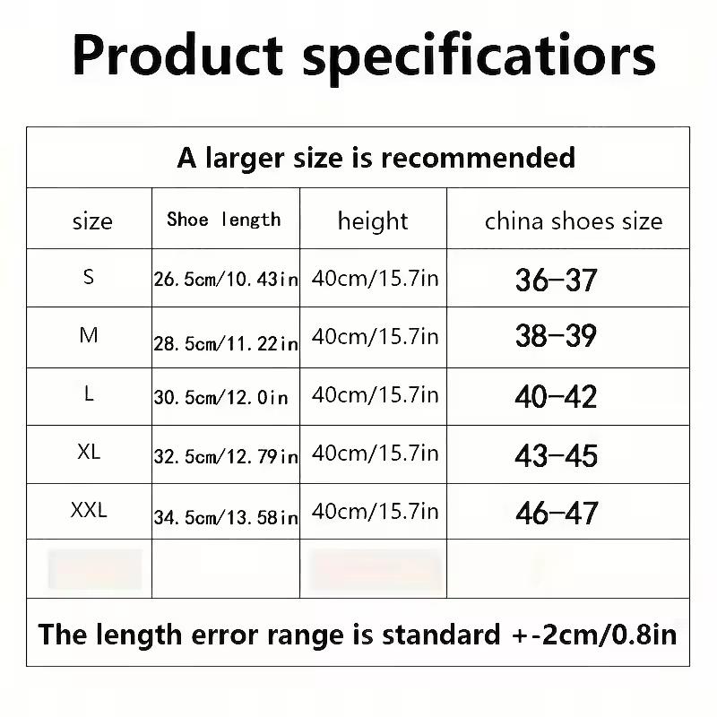 Waterproof Black Rain Boot Covers with Reflective Strips High-top Transparent Design Suitable for Motorcycles and Bicycles.