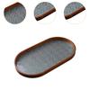 Wood Serving Tray Glass Desk Organizer Jewelry Storage Holder Wooden Trays for Eating for Bathroom Household Desk Tea Room Party