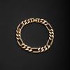 New Stainless Steel Gypsy 1:1 Full Diamond Bracelet, Light Luxury Fashion Trend Personalized Chain
