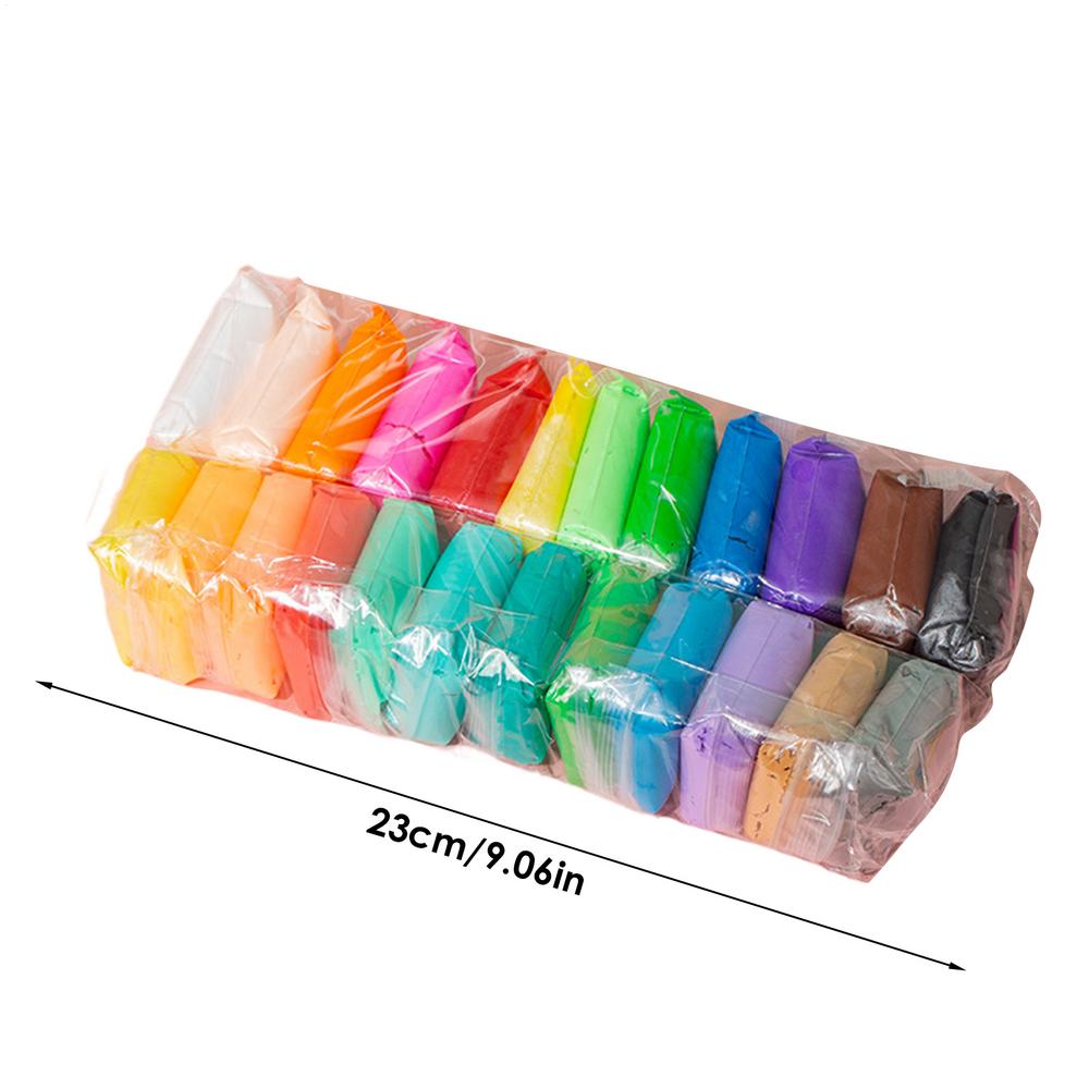 Super Light DIY Toys 36/24/12 Colors Kids Modelling Clay Set Craft Kit Multiple Colors Air Dry Clay Modeling Clay DIY Crafts