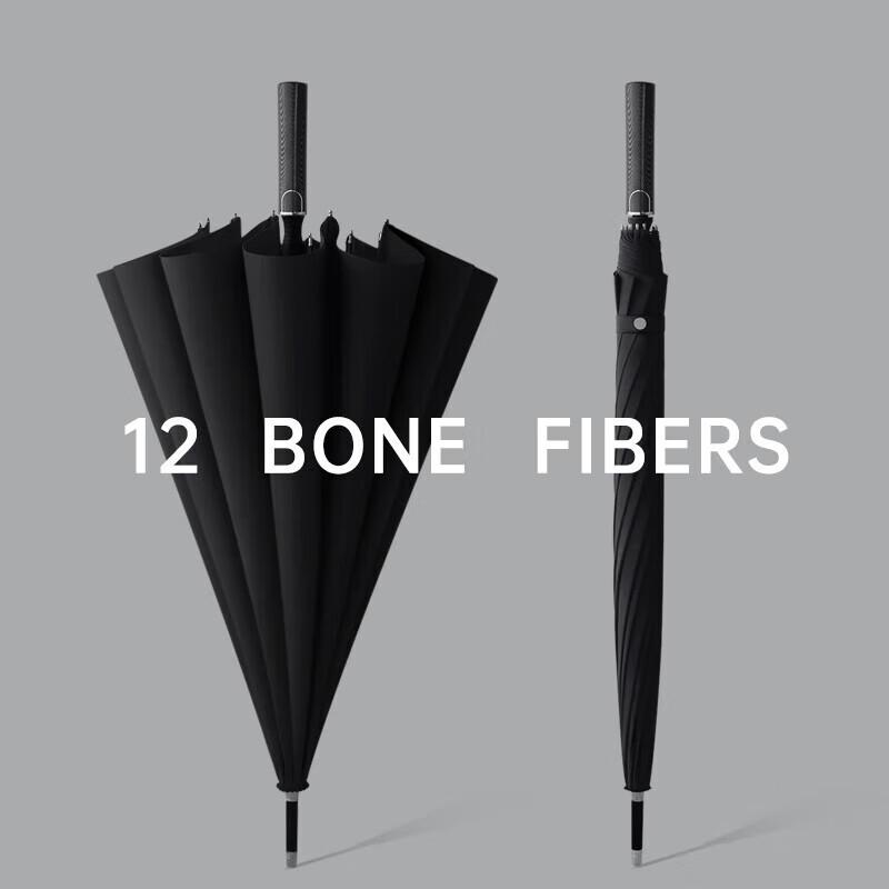 MIDO M1155 Oversized 12-Rib Windproof Automatic Long Handle Umbrella