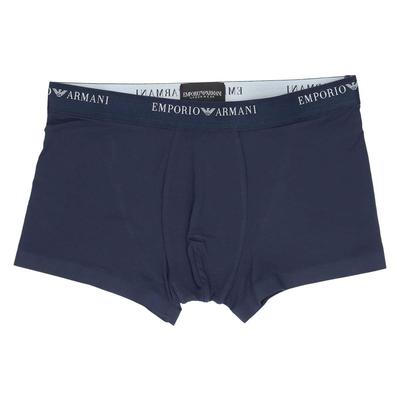 Emporio Armani SOFT MODAL Boxer Shorts, Front Closure, Men's, EU Size, Size S (EU Size), Navy (54095117)