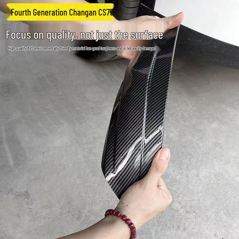 Compatible Anti-Collision Strip for Changan CS75 Plus: Front Bumper Protector, Anti-Scratch Design