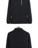 Men's Fleece Lined Zip-Up Cardigan Jacket - Stand-Up Collar for Autumn/Winter