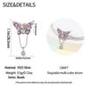 Charms Original Copper Mysterious Butterfly Tassel Beads Fit Bracelet Diy Fine Gift Women Delicate Jewelry Accessor