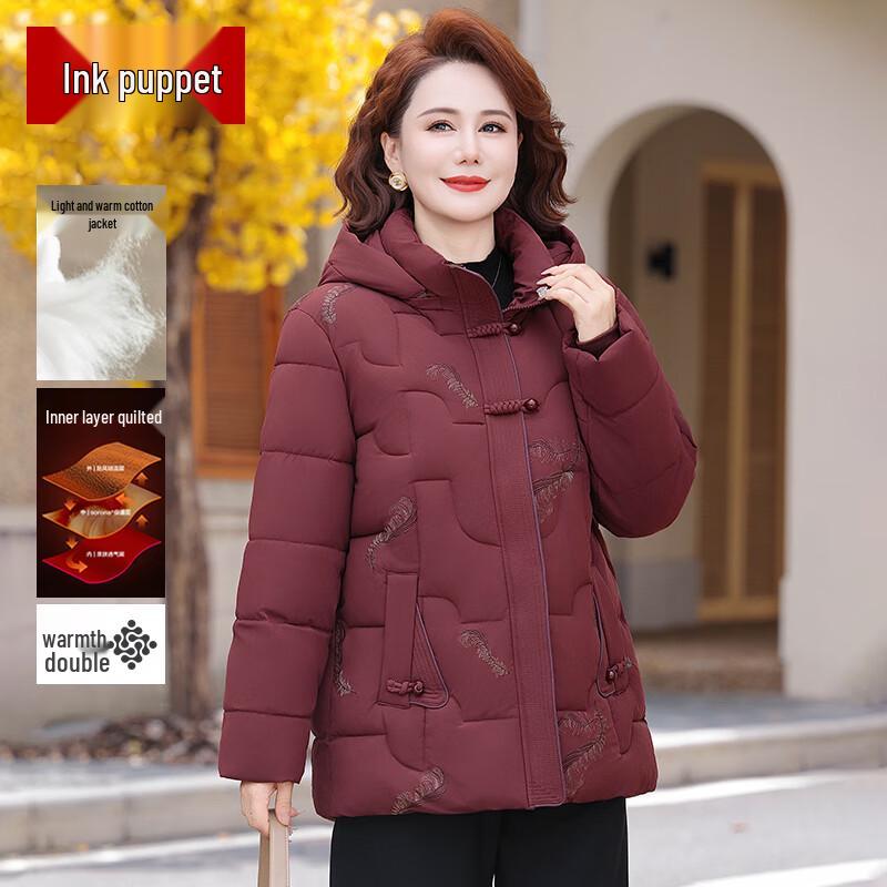 

Women s Hooded Thickened Padded Winter Coat 3XL