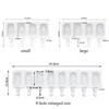 DIY Silikon Eis am Stiel Formen  Große Ovale Hausgemachte Eis am Stiel Form Geeignet für Saft Eis am Stiel Süßigkeiten und Backzubehör