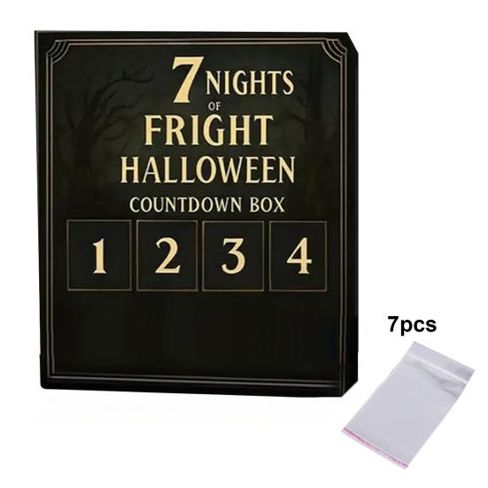 31 Nights of Fright Halloween Nedtellingskalender med Figurer 7/15/31 Dager Adventskalender Mini Skummel Dukke Samleobjekt Skrekkfigurer