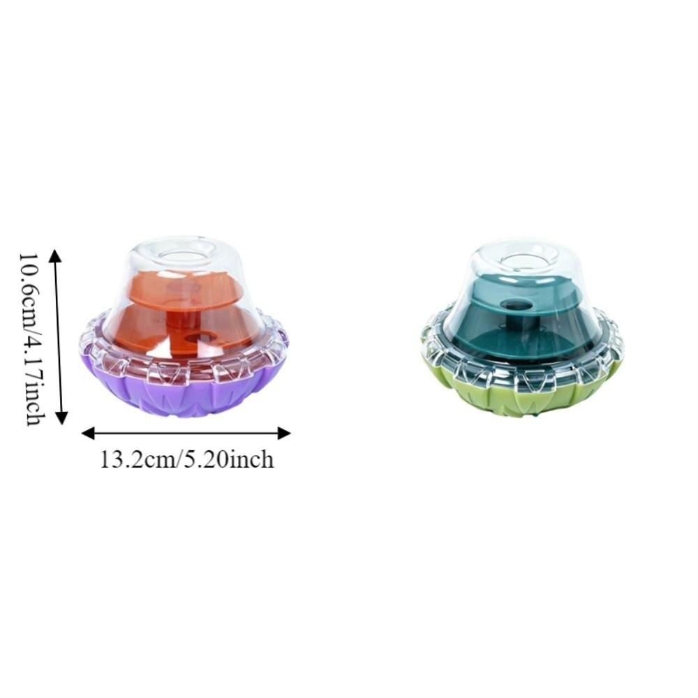 Shaking Leakage Pet Food Dispenser Chew Resistant Pet Puzzle Toy Cat Tumbler Feeder Pet Enrichment