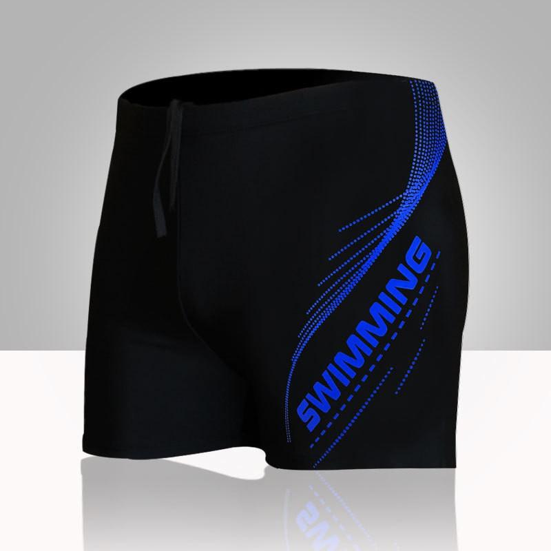 Mens Quick-Dry Training Swim Trunks Pool Gym Swimming Diving Spa Sports 5/8 Length Compression Fit