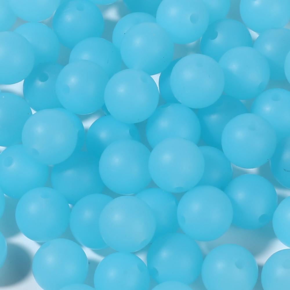 50Pc 12mm 19Color Silicone Round Bead Food Grade Teether Chew Bead For Handmade Baby Pacifier Chain DIY Jewelry Making Accessory