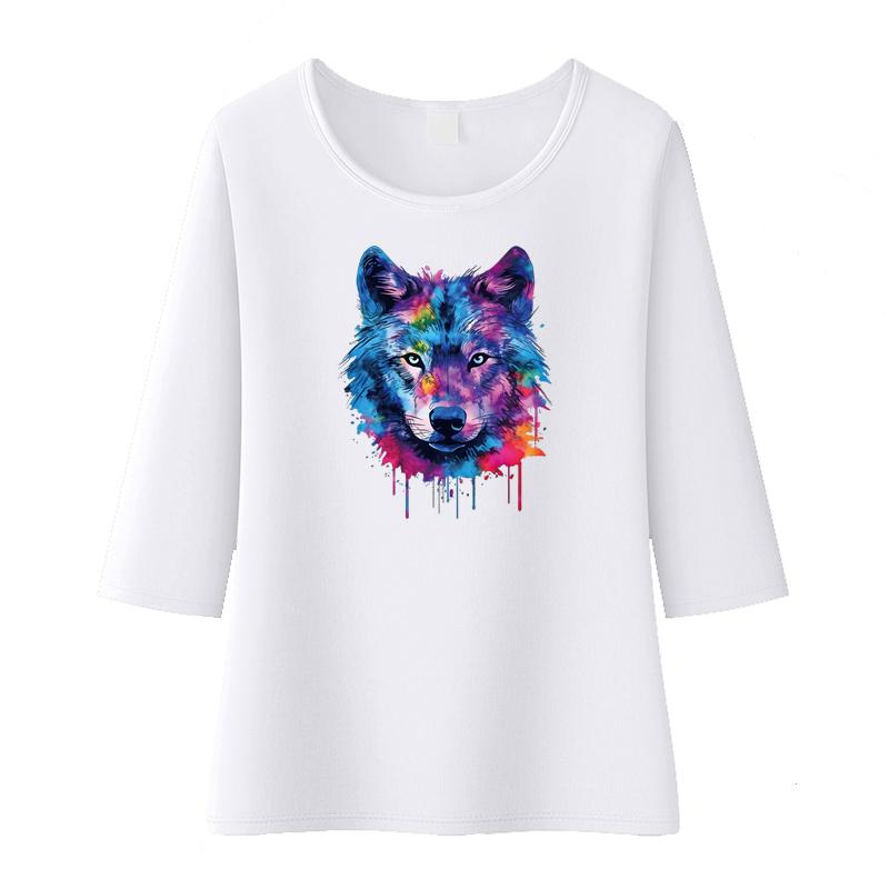 Serius Fox Thermal Patches Heat Press Appliqued Stripes Diy Accessory Sticker Jeans Fashion Heat-Adhesive Clothing Patches