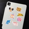 50pcs Motivational English Slogan Graffiti Stickers for DIY Notebooks & Luggage