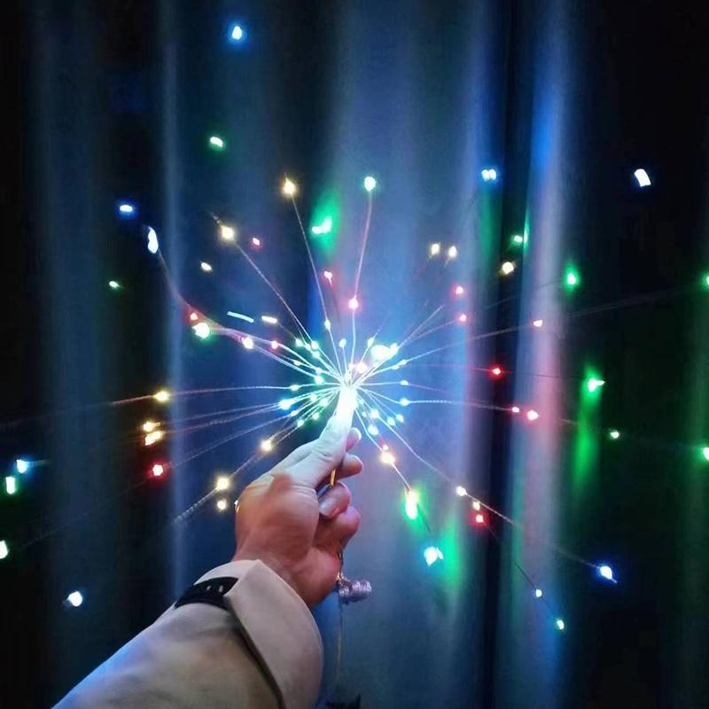 

Питаемые от USB фейерверки со звездами светодиодные гирлянды со светодиодами с 8 режимами для двора, сада, свадьбы, рождественской праздничной вечеринки