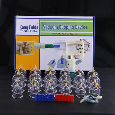Enhanced 24-Can Magnetic Vacuum Cupping Set for Home Therapy