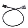 9pin USB Header Male 1 to 2 Female Extension Card USB 2.0 Splitter Cable Connector for Motherboard, Adapter Port
