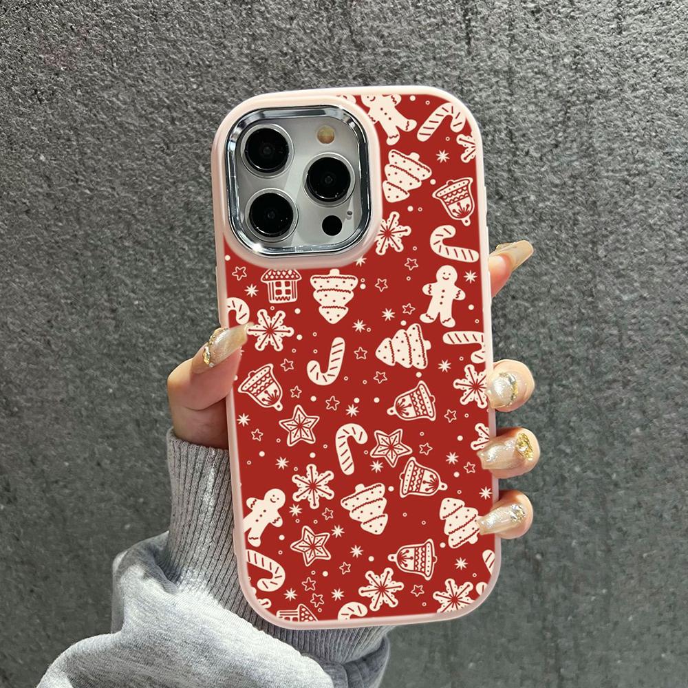 

N115 Веселый рождественский дизайн С Новым годом Мягкие чехлы для телефонов iPhone 16Pro Max Xiaomi 11 Lite 5G Redmi 13C Покрытие Рамка Защитная задняя крышка для камеры Redmi Note 13 Pro Plus