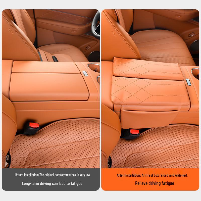 AITO M8 Armrest Box Heightening Pad Protective Cover for Car Interior Modification