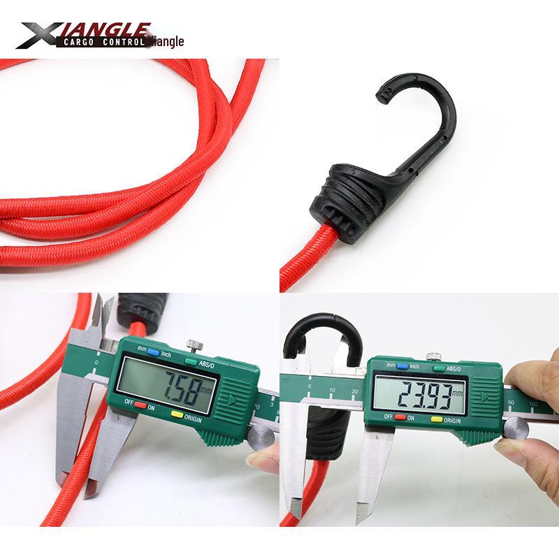 Elastic Motorcycle & Bicycle Cargo Strap - Reinforced Trunk Hook Rope for Luggage & Bundling