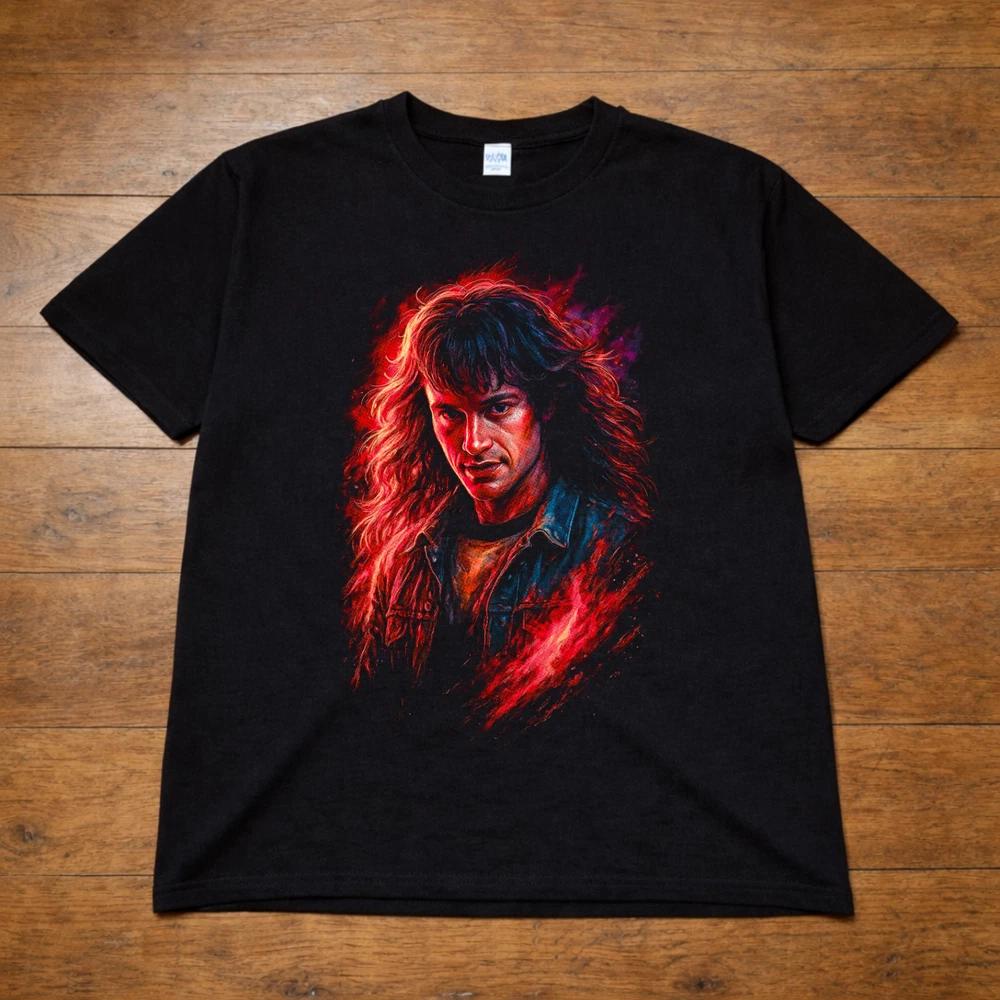 Stranger Things Eleven TShirt Black Netflix TV Show Tee Unisex Kids Adults 2XL