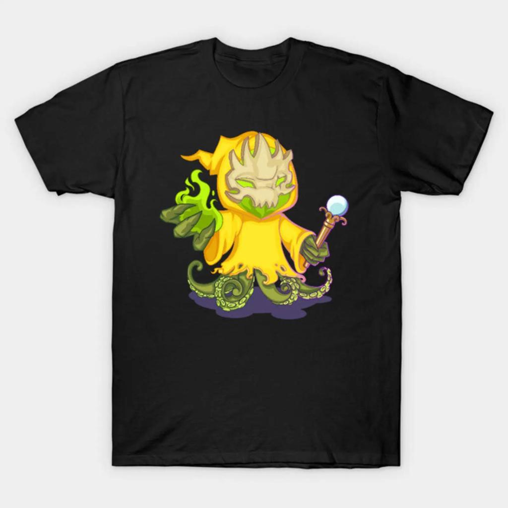 Little Hastur T Shirt Vintage Casual Comfortable Soft Fashion Graphic Designer Clothes Streetwear Stylish Slightly