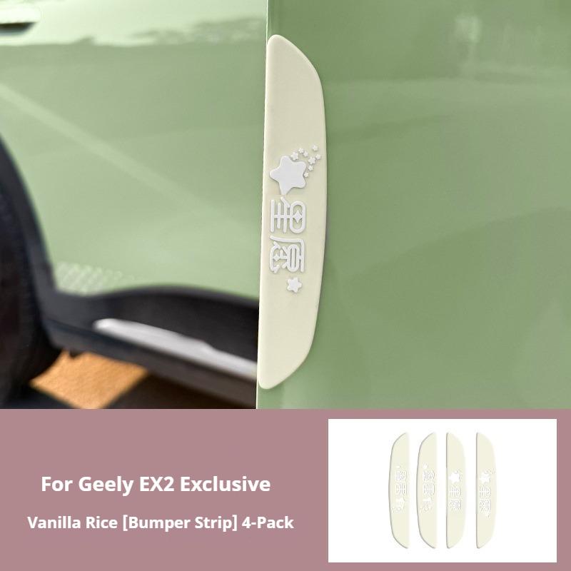 Για Geely EX2 Προστατευτικό Άκρης Πόρτας Αυτοκόλλητο Προστασίας Χειρολαβής Αυτοκόλλητο Λεκάνης Πόρτας και Αυτοκόλλητο Ποδιού Πόρτας Σετ Πλαστικά Αντικρουστικά Πάτης Σιλικόνης