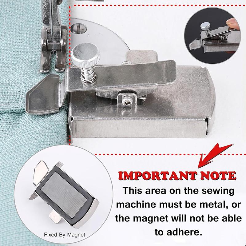 Multi Functional Magnet Sizing Tool, Flatbed, Multi-purpose, Super Strong Suction, Household Sewing Machine Locator