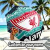 Custom Name Personalized Liverpool F.C Print Umbrella, Auto Open Close, 8‑Rib Sturdy Frame, Commute Camping Hiking Use, Birthday Gift