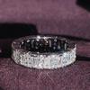 Dai Xi AAA Zircon Irregular Diamond Ring - European & American Style