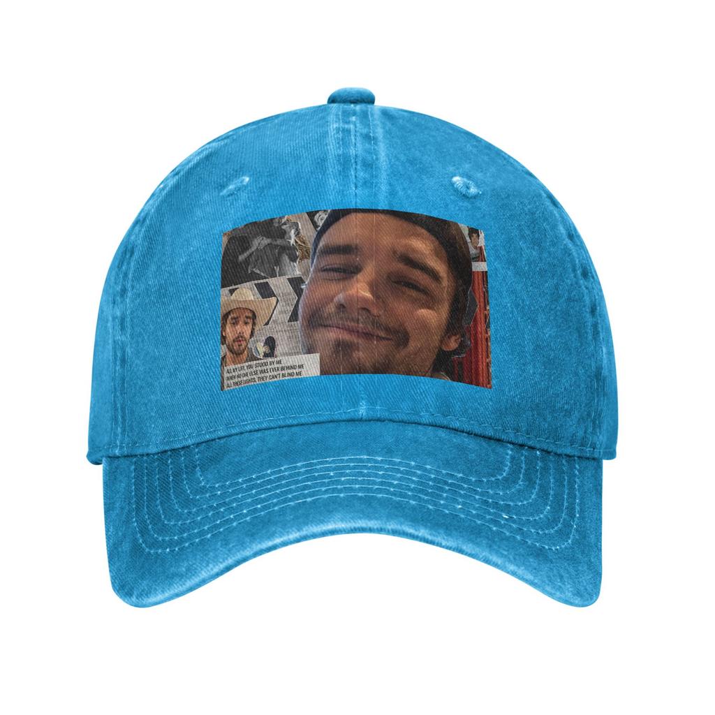 Liam Payne Fotokollage Baseballkepsar Mode Tvättad Denimkeps Utomhus Keps Hip Hop Baseball Cowboyhatt för Unisex Kvinnor