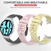 No Gap Silicone Band For Samsung Galaxy Watch  6 5 4 44mm 40mm for Galaxy Watch456 Bracelet Quick Release Smartwatch Accessories